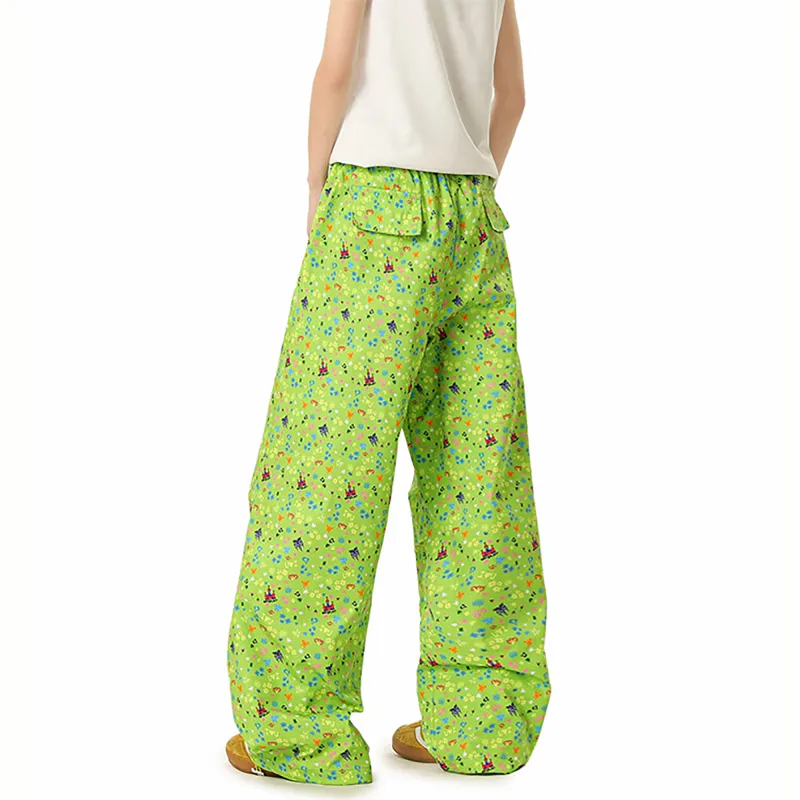 Ang2 Stu Casual Pants Unisex Green-2