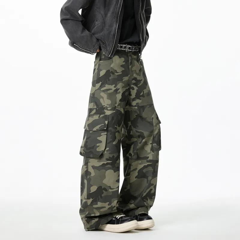 Ang2 Stu Cargo Pants Unisex Camouflage-3