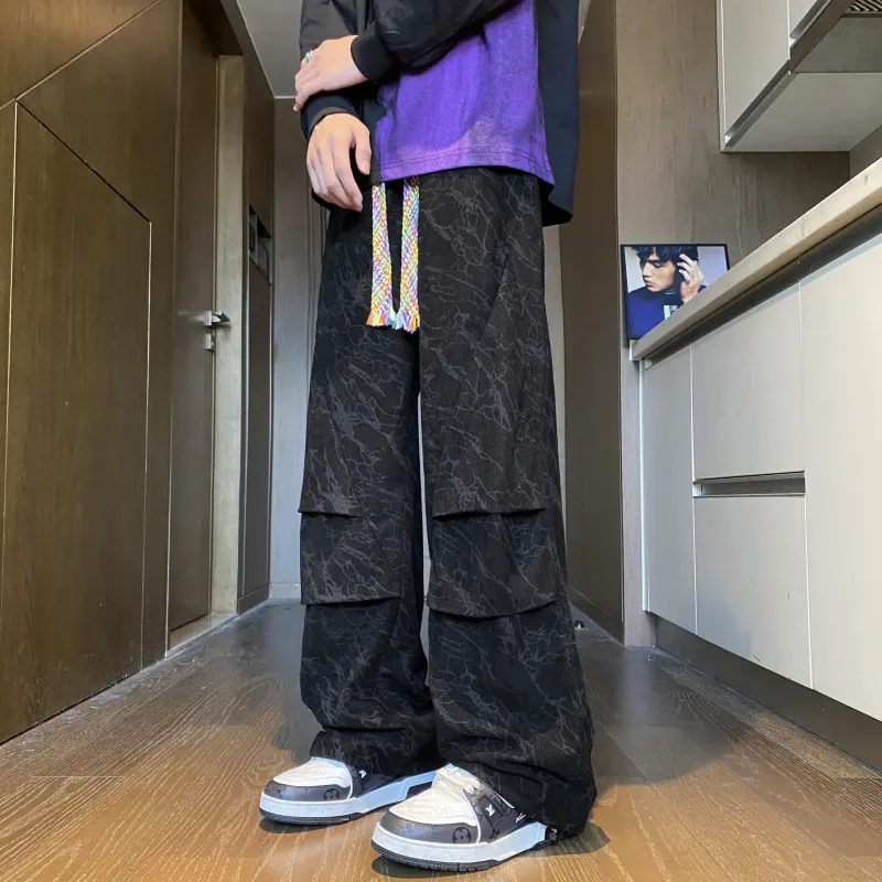 PAINT STAIN Casual Pants Unisex-9