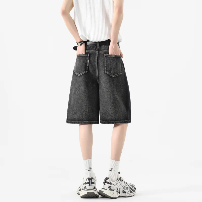 Ang2 Stu Denim Shorts Unisex-8