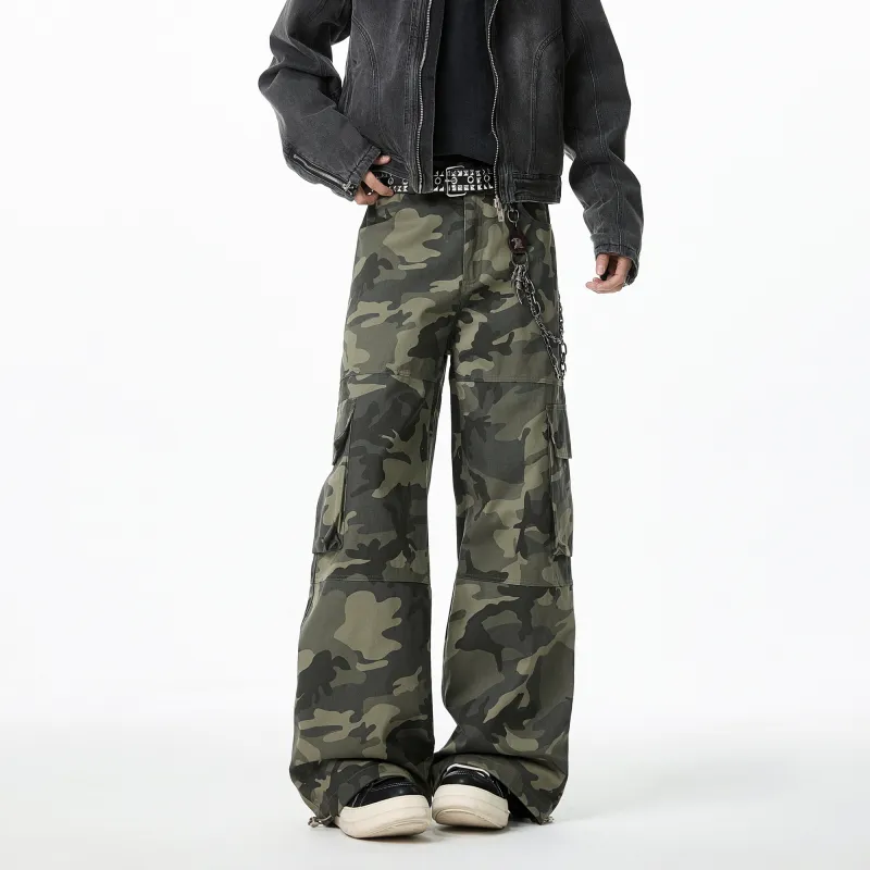 Ang2 Stu Cargo Pants Unisex Camouflage-1