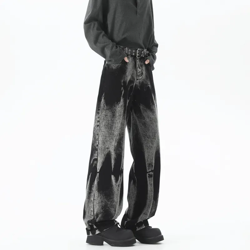 WELTER EXPERIMENT Jeans Men's Black Gray-7
