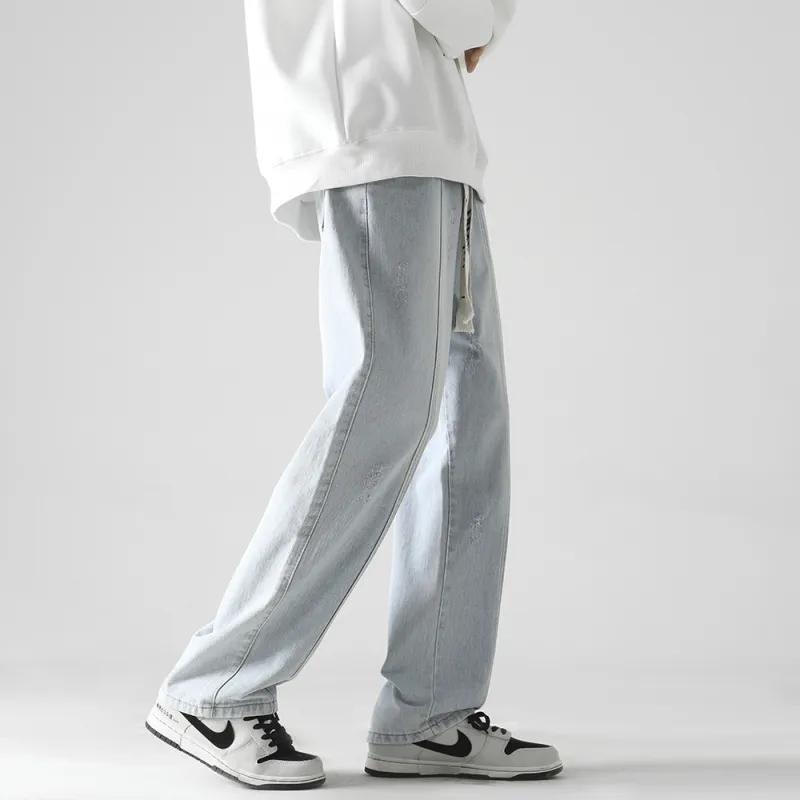 Ang2 Stu Jeans Unisex Gray Pink-11