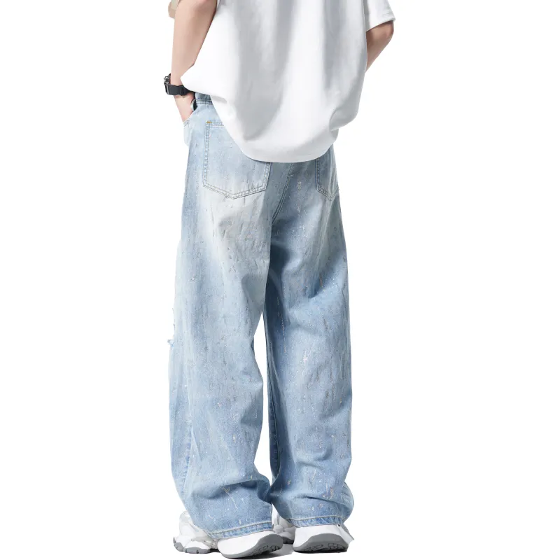 Ang2 Stu Jeans Unisex Light Blue-5