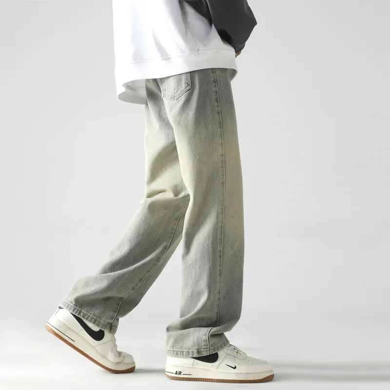 Ang2 Stu Jeans Unisex Gray Green-17