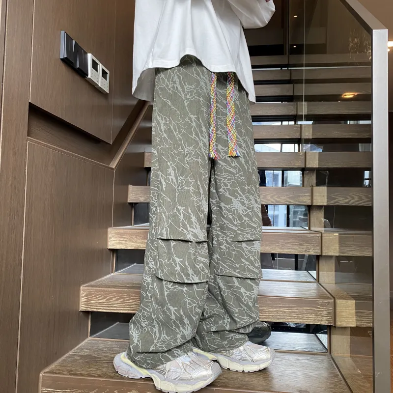 PAINT STAIN Casual Pants Unisex-57