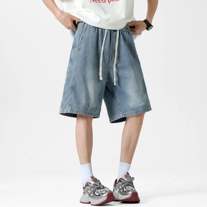 Ang2 Stu Denim Shorts Unisex-4