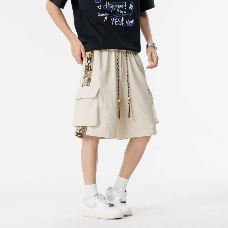 PAINT STAIN Casual Style Shorts Unisex-66