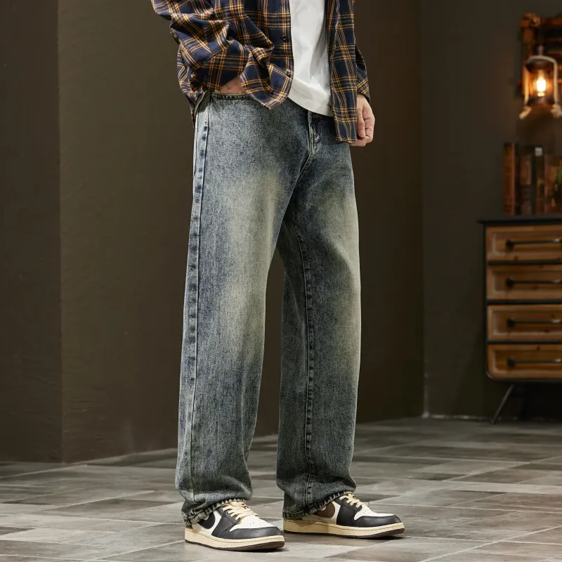 Ang2 Stu Jeans Unisex Blue Gray-3