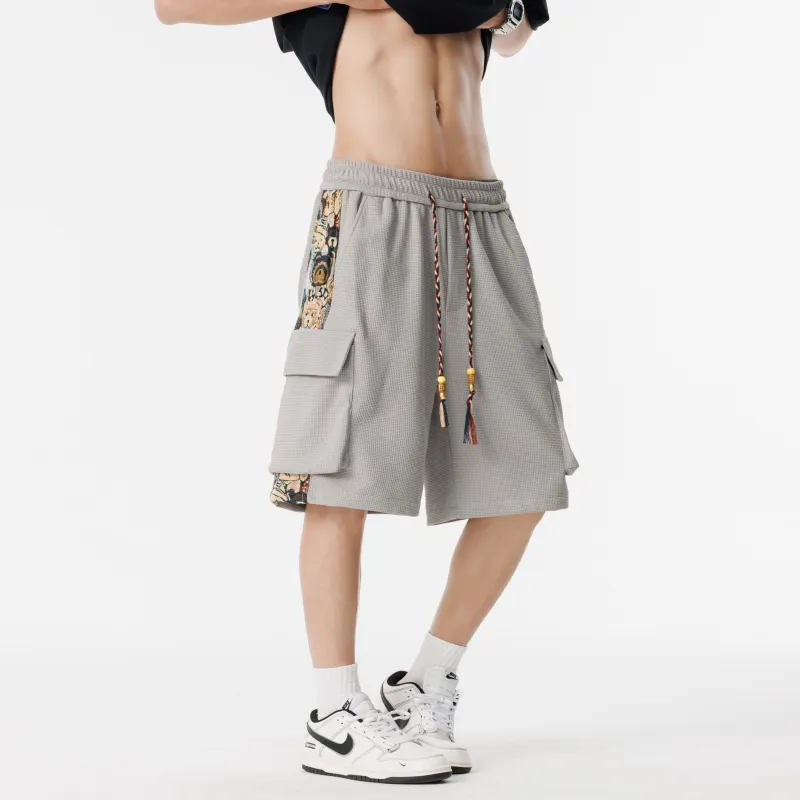PAINT STAIN Casual Style Shorts Unisex-43