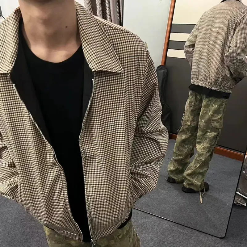 Ang2 Stu Jackets Unisex Black Houndstooth-5