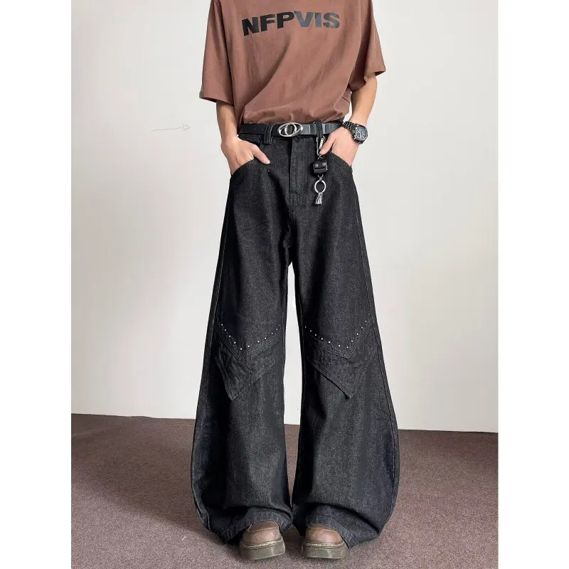 Ang2 Stu Jeans Unisex Black Gray Color-4