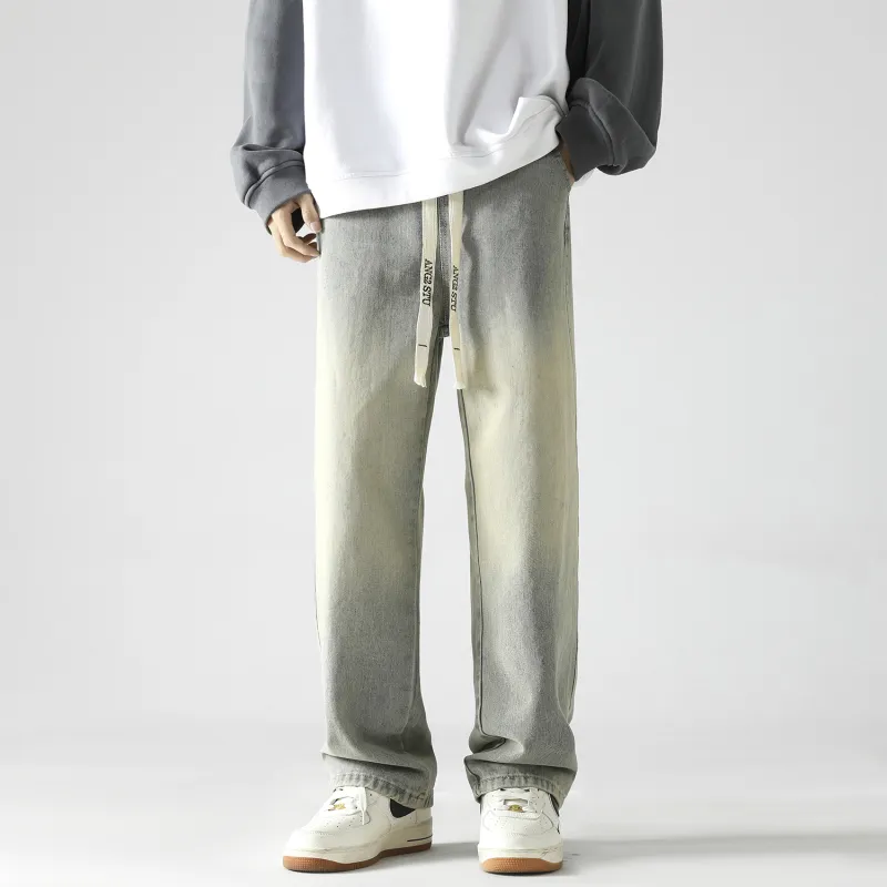 Ang2 Stu Jeans Unisex Gray Green-15