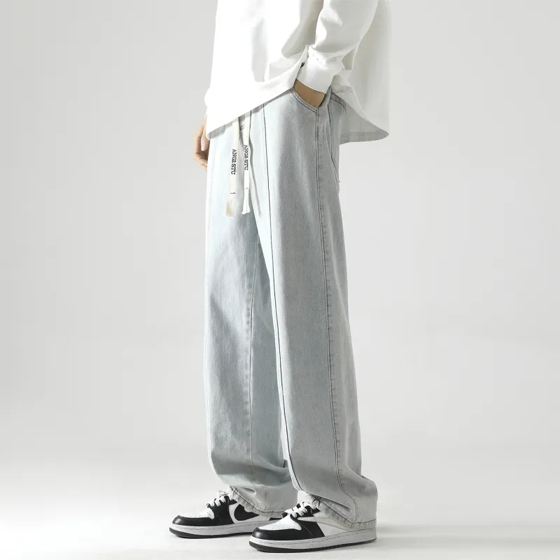 Ang2 Stu Jeans Unisex White Float-14