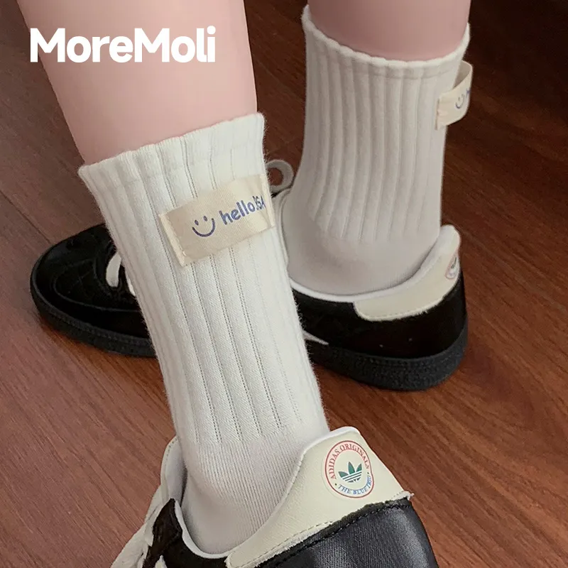 Moremoli Mid-Calf Socks Women's 3 Pack-7