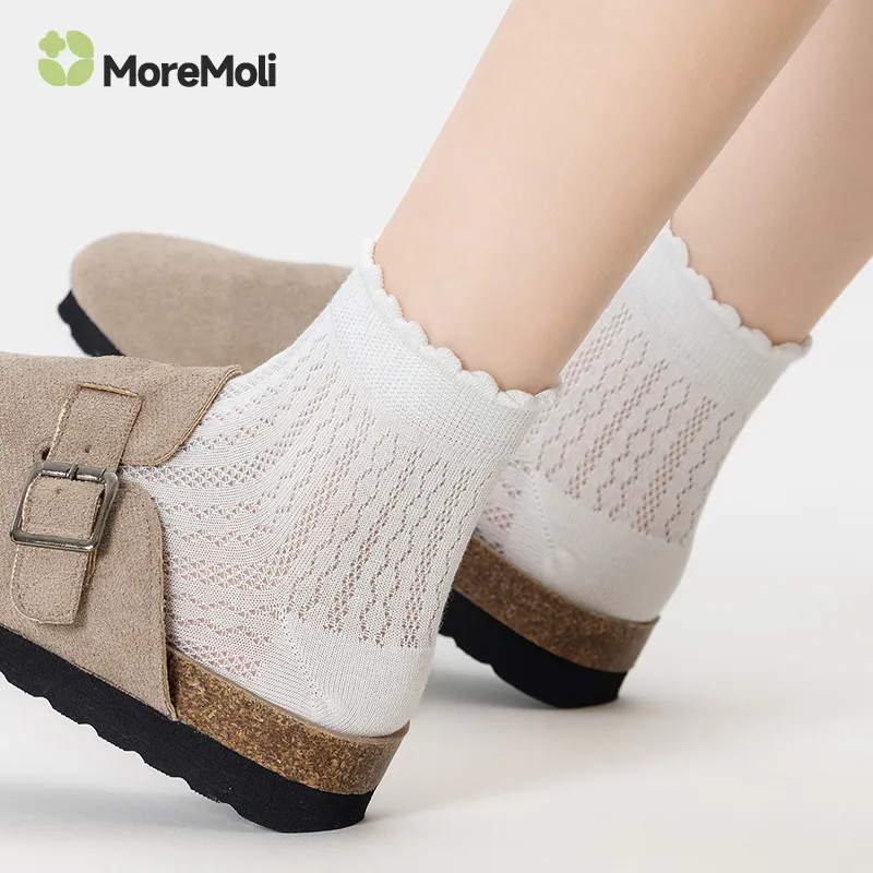 Moremoli Mid Calf Socks Women's 3 Pack-3