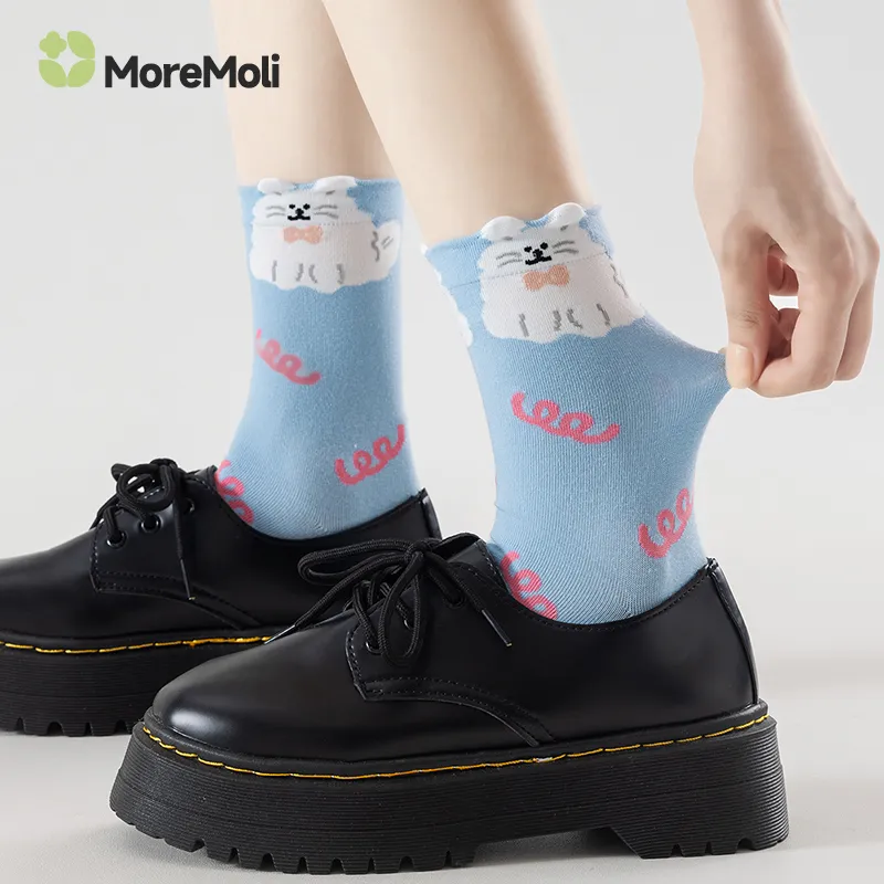Moremoli Mid Calf Socks Women's 3 Pack-1