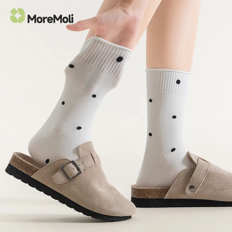 Moremoli Mid Calf Socks Women's 3 Pack-6