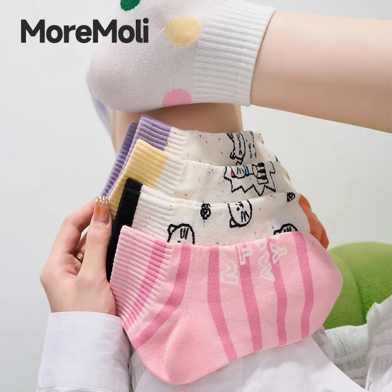 Moremoli Ankle Socks Women's 3 Pack-2