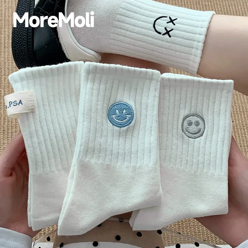 Moremoli Mid-Calf Socks Women's 3 Pack-1