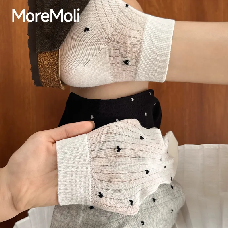 Moremoli Mid Calf Socks Women's 4 Pack-3