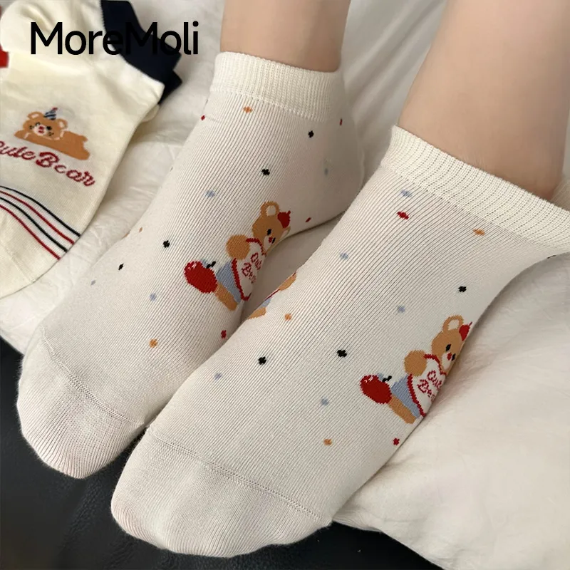 Moremoli Ankle Socks Women's 3 Pack-1