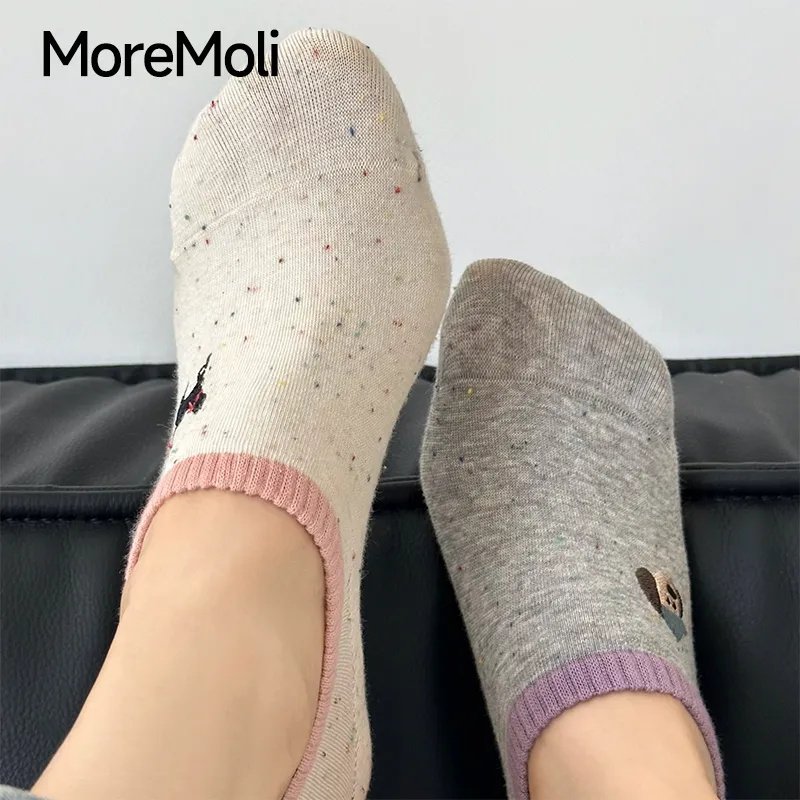 Moremoli No Show Socks Women's 4 Pack-1