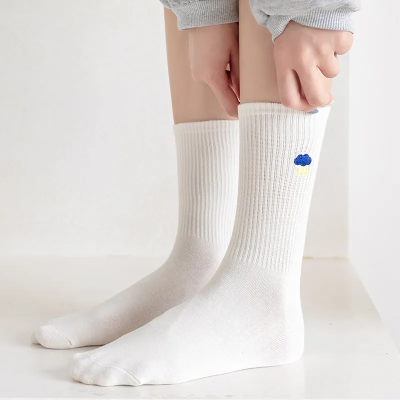 Moremoli Mid Calf Socks Unisex 4 Pack-4