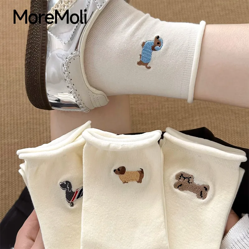 Moremoli Mid Calf Socks Women's 3 Pack-1