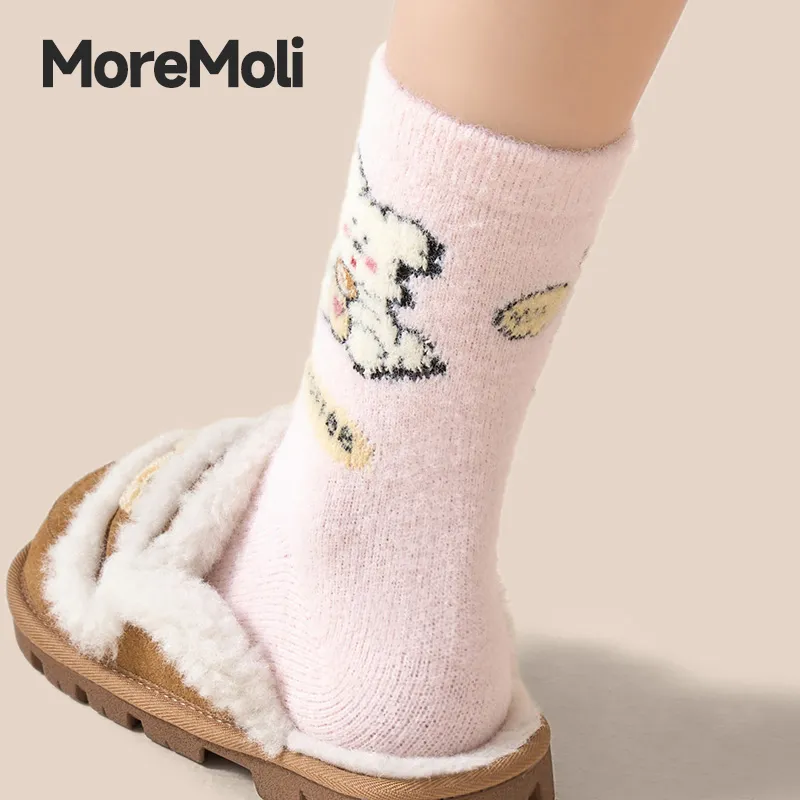 Moremoli Mid Calf Socks Women's 3 Pack-2