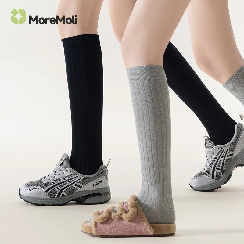 Moremoli Knee High Socks Women's 2 Pack-2