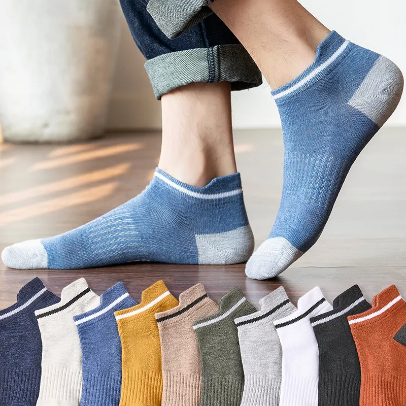 NANJIREN Ankle Socks Men's 10 Pack Mixed Color-1