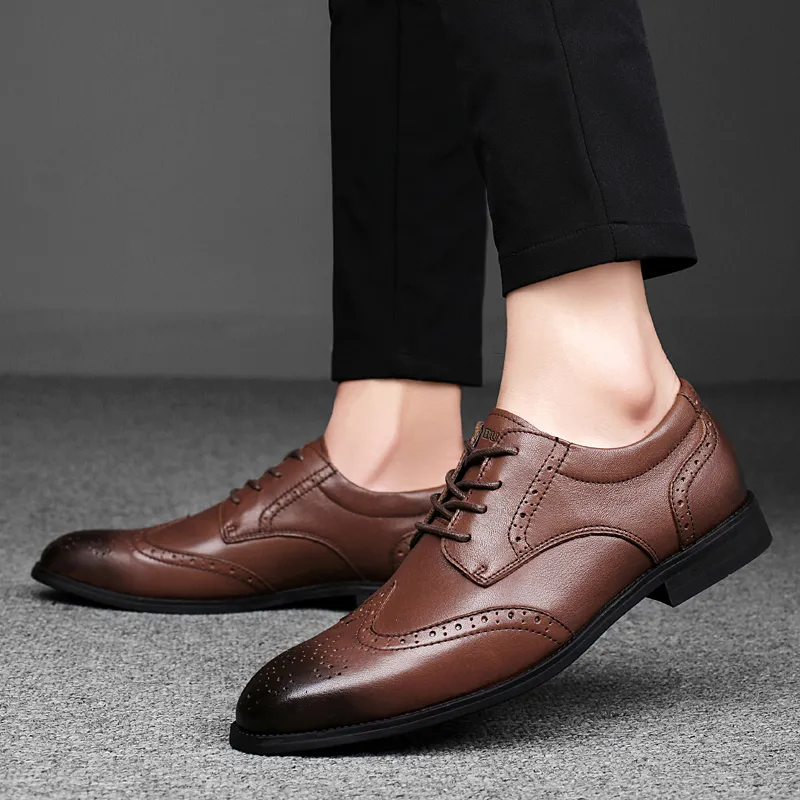 XIMO BULL Dress Shoes Men Low Top Black-8