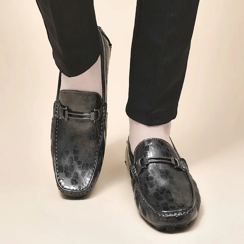 XIMO BULL Loafers Unisex Black/Gray-7