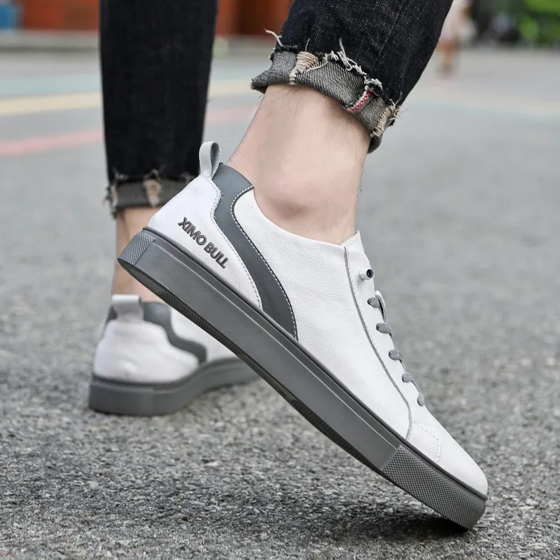XIMO BULL Cushioning Low-Top Skateboard Shoes Unisex-8