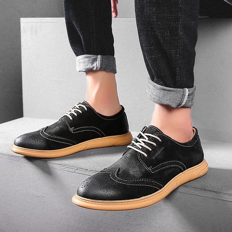 XIMO BULL Men's Casual Shoes Men Low Top Black-3