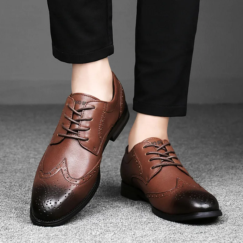 XIMO BULL Dress Shoes Men Low Top Black-9