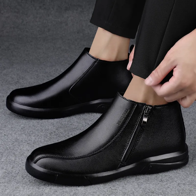 XIMO BULL Ankle Boots Men's Black-2