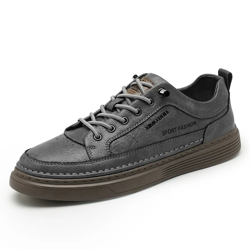 XIMO BULL Abrasion-Resistant Slip-Resistant Low-Top Skateboard Shoes Men's-5
