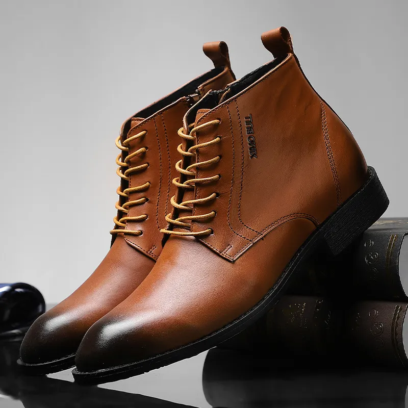XIMO BULL Ankle Boots Unisex Black-5