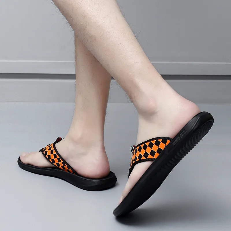 XIMO BULL Rubber Sole Slip Resistant Flip Flops Unisex-8