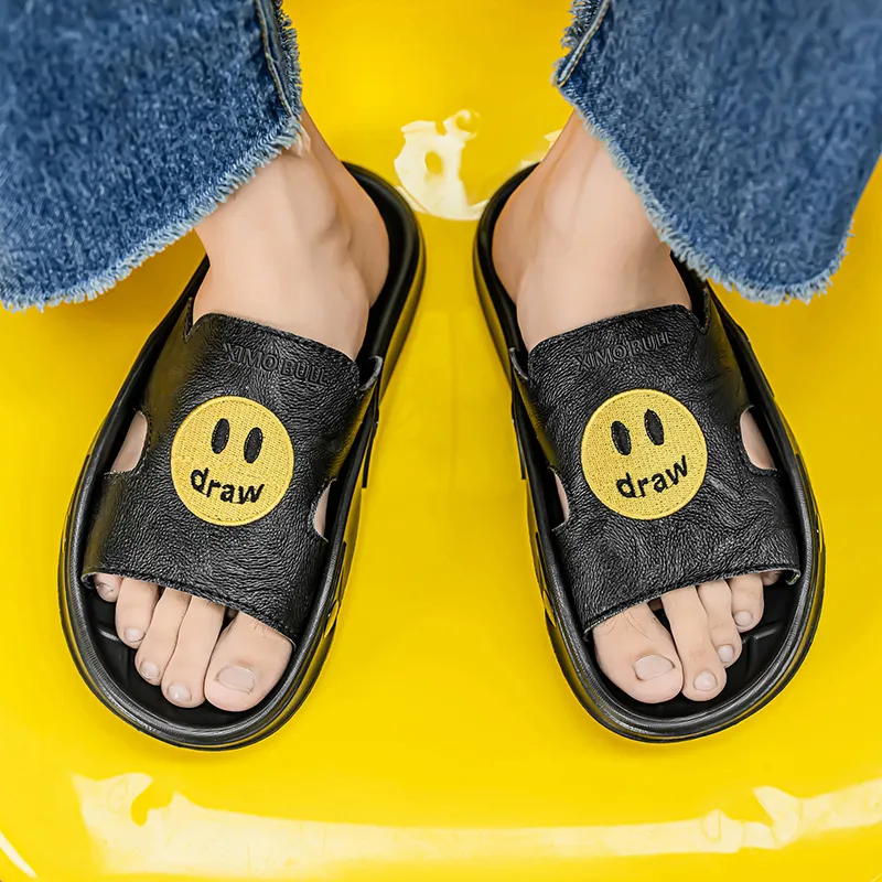 XIMO BULL Slip Resistant Cushioning Slide Slippers Men's-4
