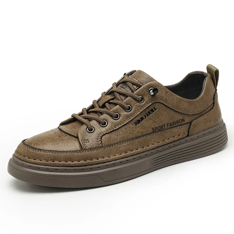 XIMO BULL Abrasion-Resistant Slip-Resistant Low-Top Skateboard Shoes Men's-8