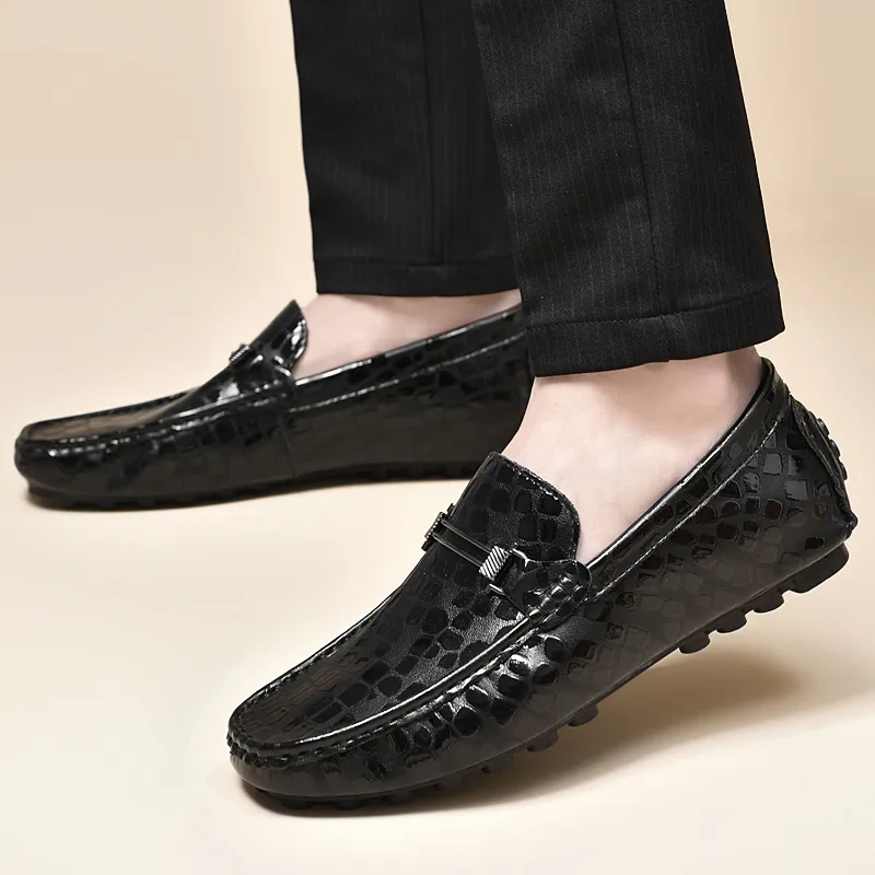 XIMO BULL Loafers Unisex Black/Gray-2