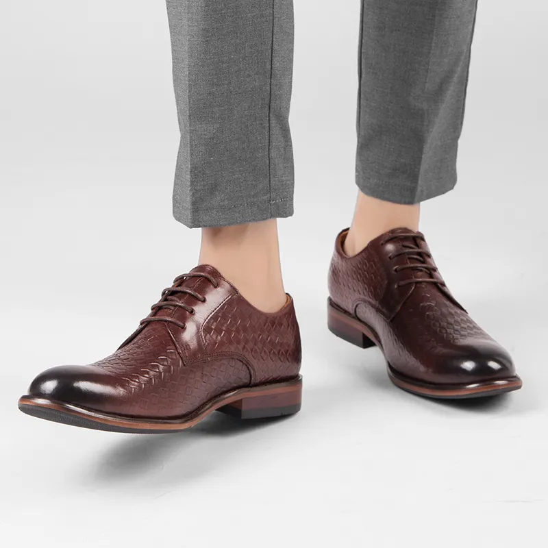 XIMO BULL Dress Shoes Men Low Top Black-11