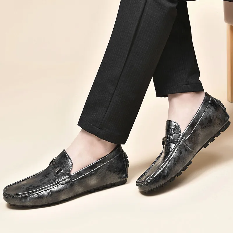 XIMO BULL Loafers Unisex Black/Gray-9