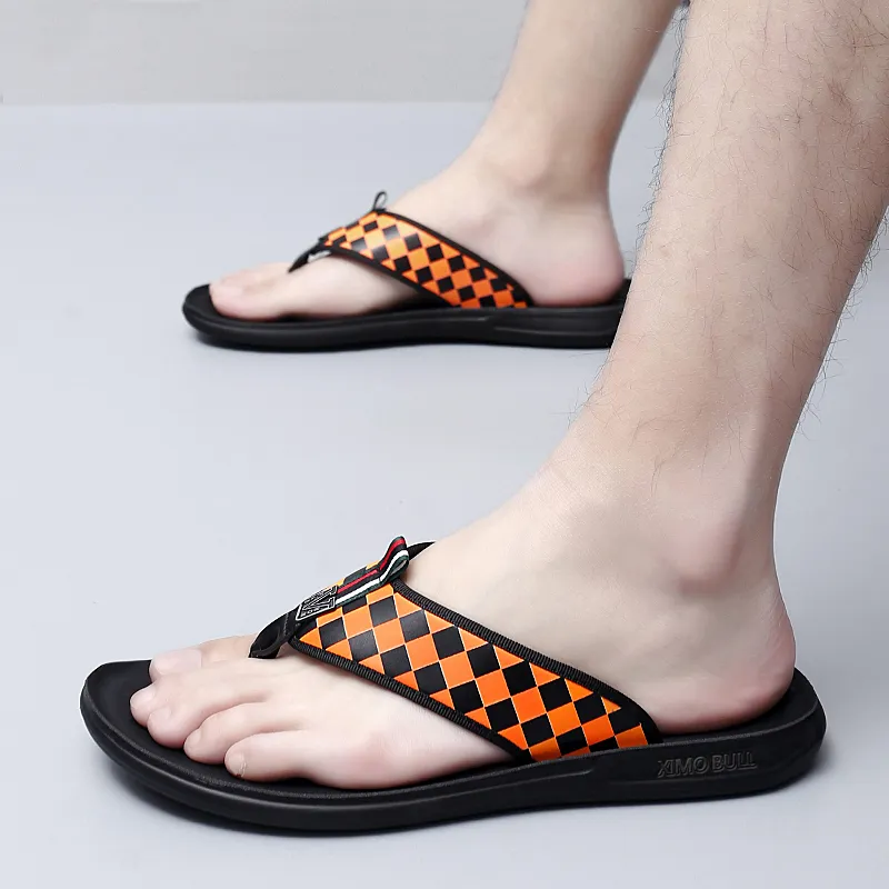 XIMO BULL Rubber Sole Slip Resistant Flip Flops Unisex-10