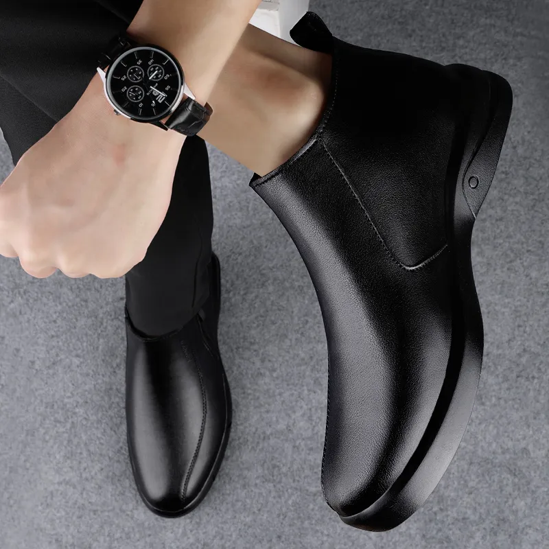 XIMO BULL Ankle Boots Men's Black-8