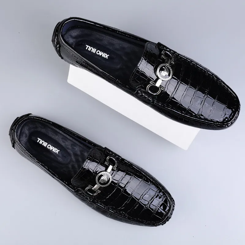 XIMO BULL Men's Casual Shoes Men Low Top Black-2