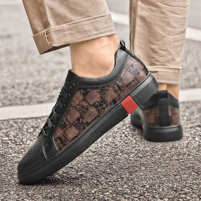 XIMO BULL Slip-Resistant Low-Top Skateboard Shoes Men's-9